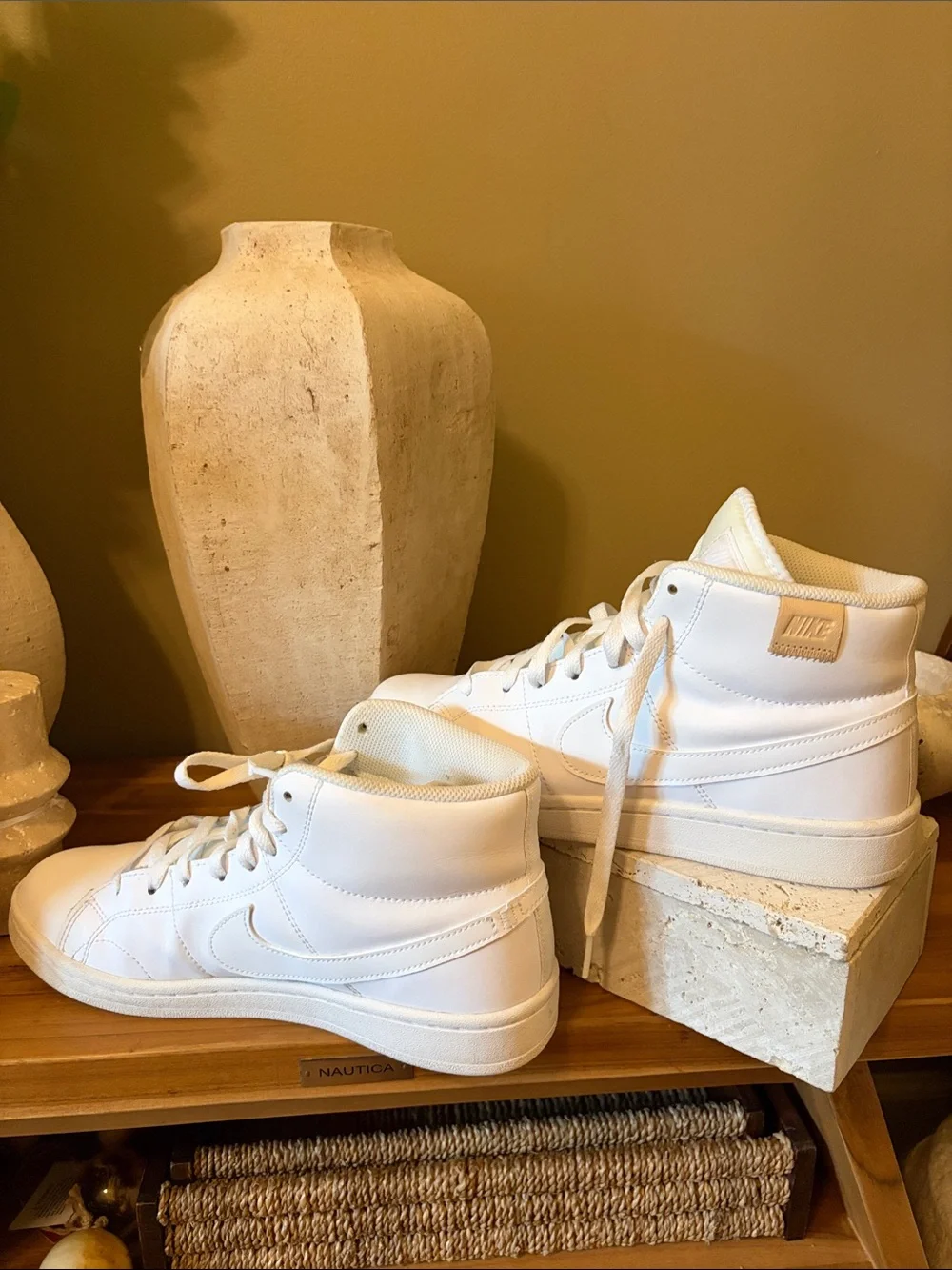 Nike Women's White High-Top Sneakers